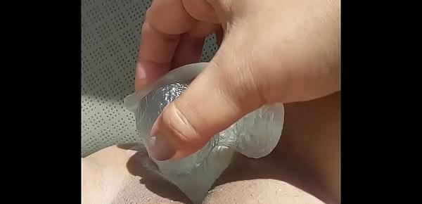  MexxxicanRose Pussy Dripping from Masturbating in Car